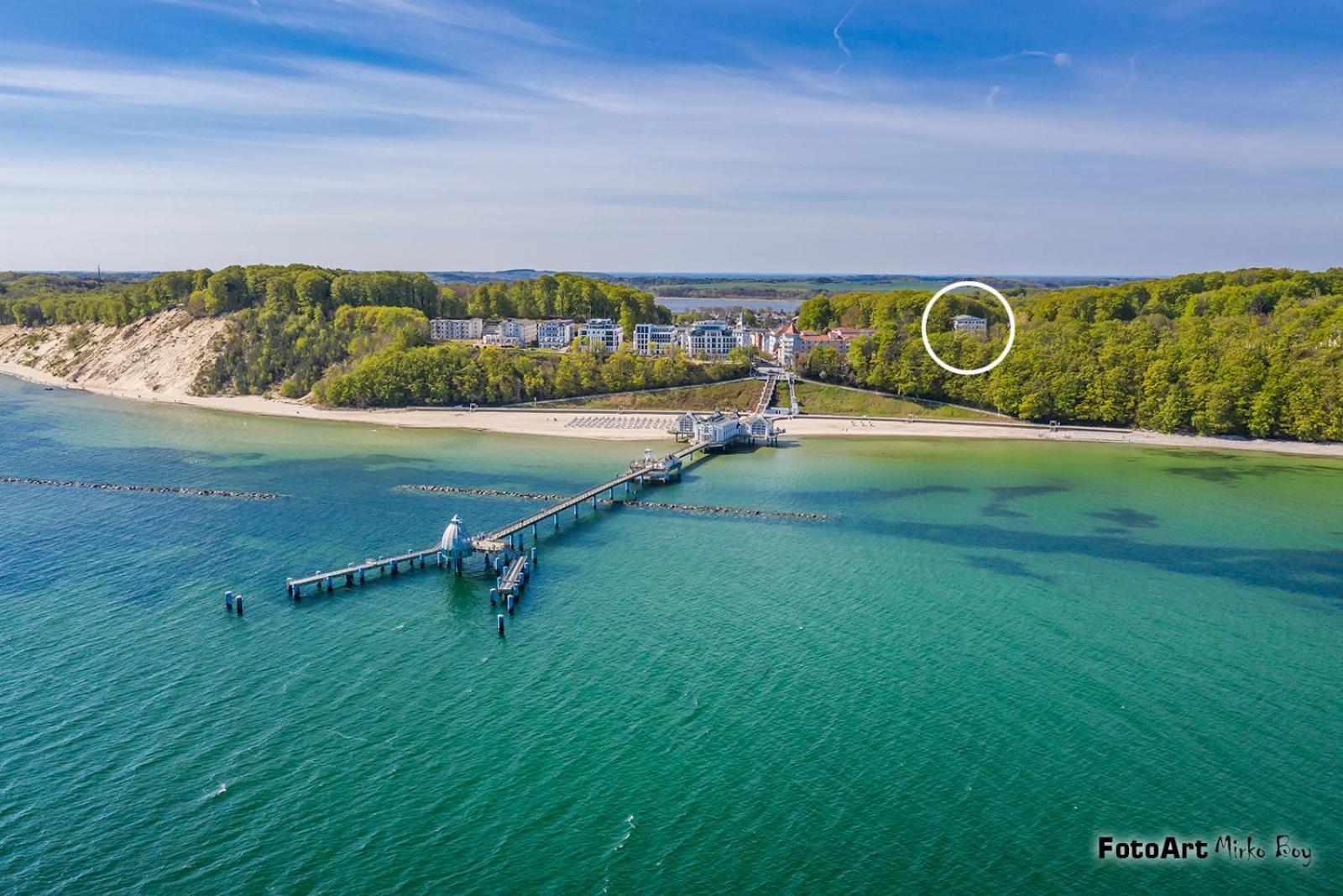 " Residenz Seeblick" Studio 27 Mit Seitlichem Ostseeblick Sellin  ภายนอก รูปภาพ